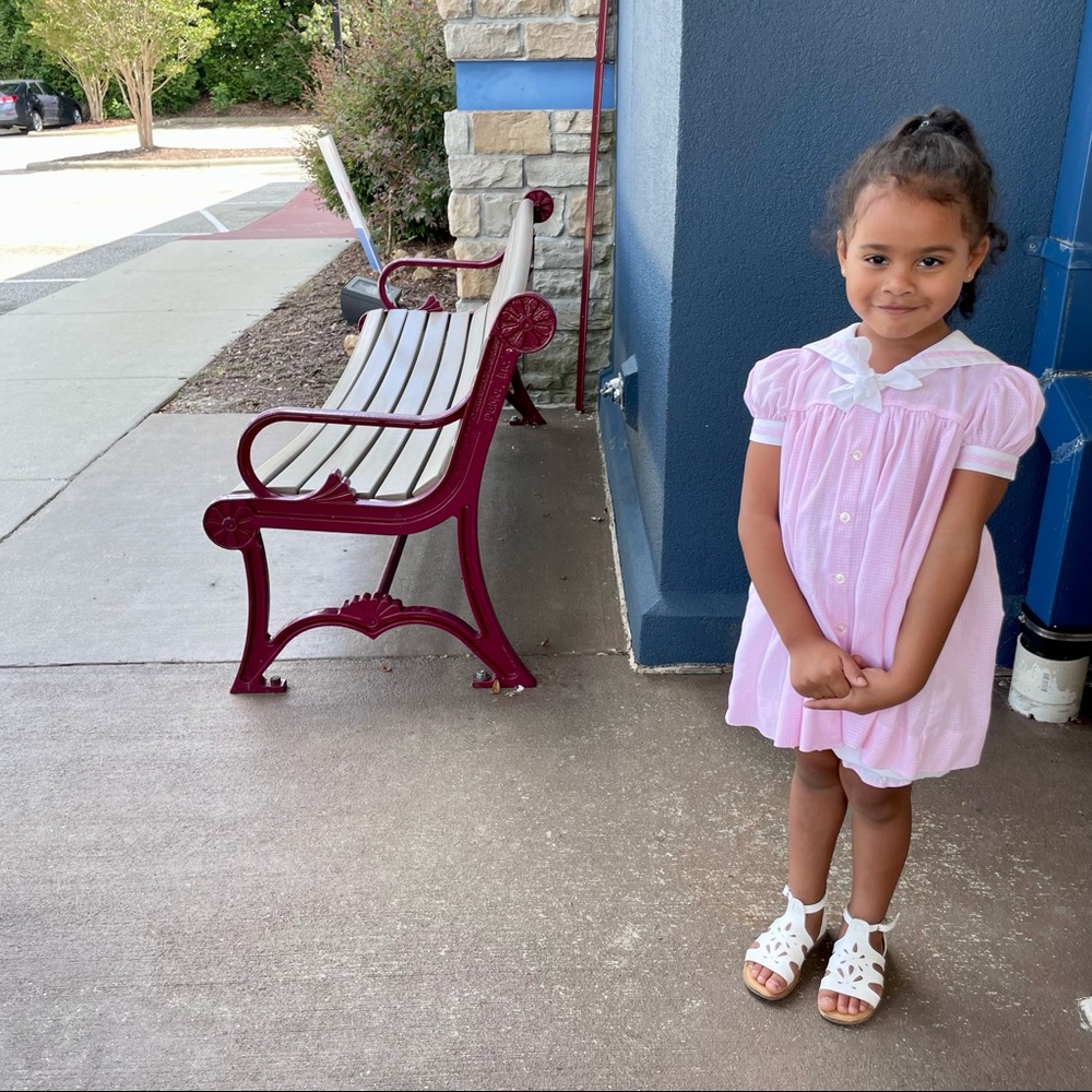 Vintage C. I. Castro gingham toddler dress